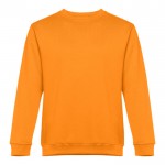Sweat-shirt en coton et polyester 300 g/m2 couleur orange première vue