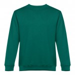 Sweat-shirt en coton et polyester 300 g/m2 couleur vert foncé première vue