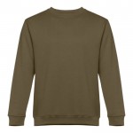 Sweat-shirt en coton et polyester 300 g/m2 couleur vert militaire première vue
