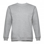 Sweat-shirt en coton et polyester 300 g/m2 couleur gris première vue