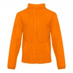 Veste polaire personnalisée 260 g/m2 couleur orange première vue