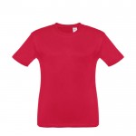 Tee-shirt personnalisable pour enfant unisexe couleur rouge première vue