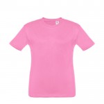 Tee-shirt personnalisable pour enfant unisexe couleur rose première vue