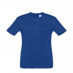 Tee-shirt personnalisable pour enfant unisexe couleur bleu roi première vue