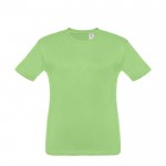 Tee-shirt personnalisable pour enfant unisexe couleur vert clair première vue