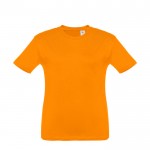 Tee-shirt personnalisable pour enfant unisexe couleur orange première vue