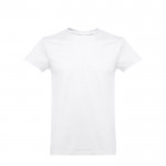T-shirt avec logo pour enfant en coton 190g/m2 couleur blanc première vue