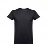 T-shirt avec logo pour enfant en coton 190g/m2 couleur noir première vue