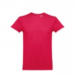 T-shirt avec logo pour enfant en coton 190g/m2 couleur rouge première vue