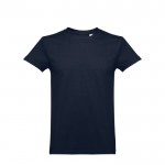 T-shirt avec logo pour enfant en coton 190g/m2 couleur bleu marine première vue