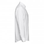 Élégante chemise personnalisable 130 g/m2 couleur blanc troisième vue
