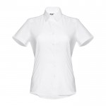 Chemise pour femme manches courtes couleur blanc première vue