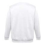 Sweat-shirt en coton et polyester 300 g/m2 couleur blanc deuxième vue