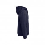 Sweat-shirt unisexe en coton/polyester 280 g/m2 THC KARACHI couleur bleu marine troisième vue