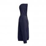 Sweat-shirt unisexe en coton/polyester 280 g/m2 THC KARACHI couleur bleu marine sixième vue