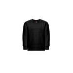 Sweat-shirt coton/polyester recyclé 300 g/m2 THC DELTA KIDS couleur noir première vue