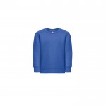 Sweat-shirt coton/polyester recyclé 300 g/m2 THC DELTA KIDS couleur bleu roi première vue