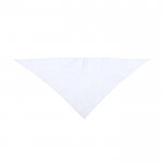 Foulard triangulaire en polyester dans des couleurs vives couleur blanc première vue