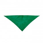 Foulard triangulaire en polyester dans des couleurs vives couleur vert première vue