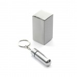 Porte-clés pilulier en aluminium personnalisable