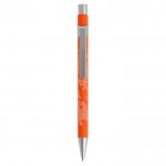 Stylo en métal BIC® personnalisé avec logo couleur orange première vue