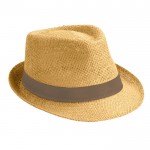 Chapeau moderne en papier de couleur beige couleur marron première vue