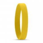 Bracelet silicone personnalisé couleur jaune