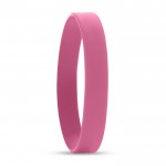 Bracelet silicone personnalisé couleur rose