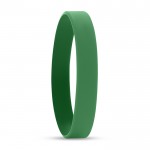Bracelet plastique personnalisé en bas-relief couleur vert