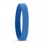 Bracelets silicone personnalisés avec le logo couleur bleu