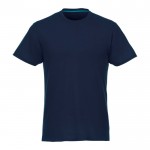 T-shirt recyclé à manches courtes 160 g/m2 couleur bleu foncé
