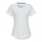 T-shirt éco à col rond pour femmes 160 g/m2 couleur blanc