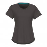 T-shirt éco à col rond pour femmes 160 g/m2 couleur gris foncé
