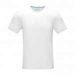 T-shirt homme, coton bio certifié GOTS 160 g/m2 Elevate NXT couleur blanc deuxième vue frontale