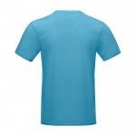 T-shirt homme, coton bio certifié GOTS 160 g/m2 Elevate NXT couleur bleu deuxième vue arrière