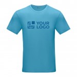 T-shirt homme, coton bio certifié GOTS 160 g/m2 Elevate NXT couleur bleu avec zone d'impression