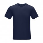 T-shirt homme, coton bio certifié GOTS 160 g/m2 Elevate NXT couleur bleu ultramarine deuxième vue frontale
