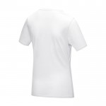 T-shirt femme, coton bio certifié GOTS 160 g/m2 Elevate NXT couleur blanc troisième vue arrière
