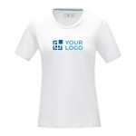 T-shirt femme, coton bio certifié GOTS 160 g/m2 Elevate NXT couleur blanc avec zone d'impression