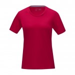 T-shirt femme, coton bio certifié GOTS 160 g/m2 Elevate NXT couleur rouge deuxième vue frontale