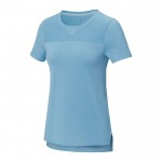 T-shirt sport personnalisé femme 160 g/m2 couleur bleu ciel