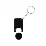 Porte-clés personnalisé avec jeton noir