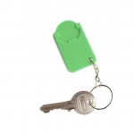 Porte-clés personnalisé avec jeton publicitaire