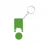 Porte-clés personnalisé avec jeton vert