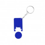 Porte-clés personnalisé avec jeton bleu