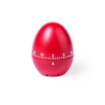 Minuteur publicitaire en forme d'œuf couleur rouge