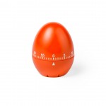 Minuteur publicitaire en forme d'œuf couleur orange