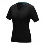Impression sur t-shirt femme col V 200 g/m2 couleur noir