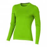 T-shirt Eco à manches longues publicitaire couleur vert