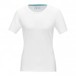 T-shirt floquée écologique pour femmes couleur blanc